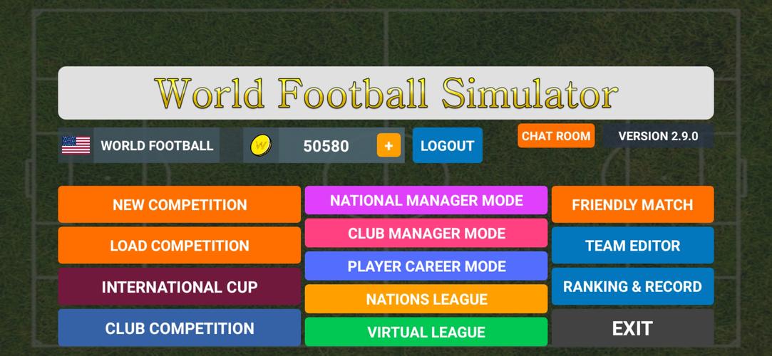 World Football Simulator Capture d'écran 0