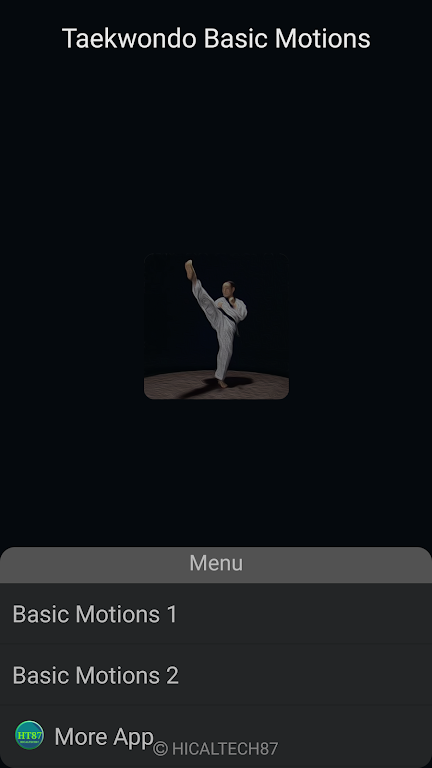 Taekwondo Basic Motions Ảnh chụp màn hình 0
