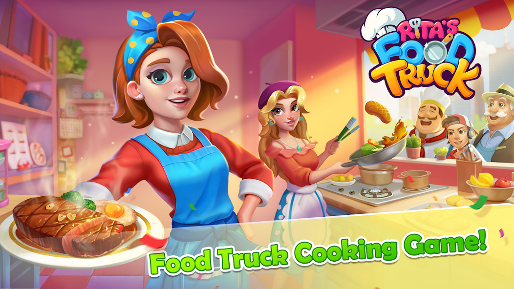 Rita's Food Truck:Cooking Game Mod Captura de tela 0