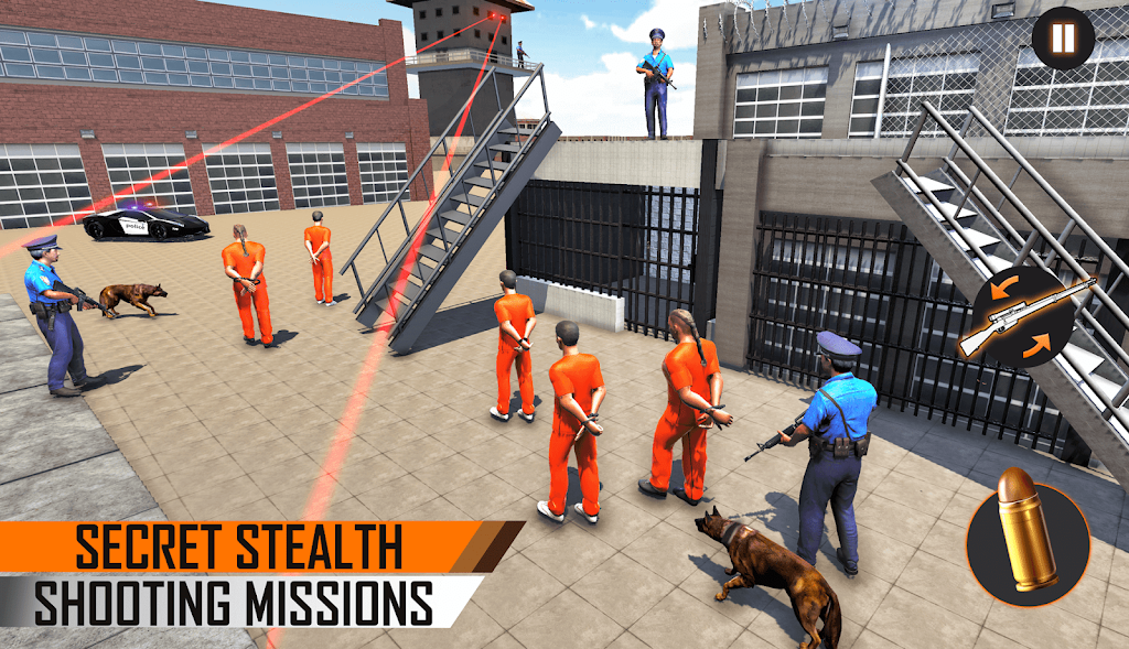 Prisoner Sniper Shooting 3D Gun Games 螢幕截圖 0