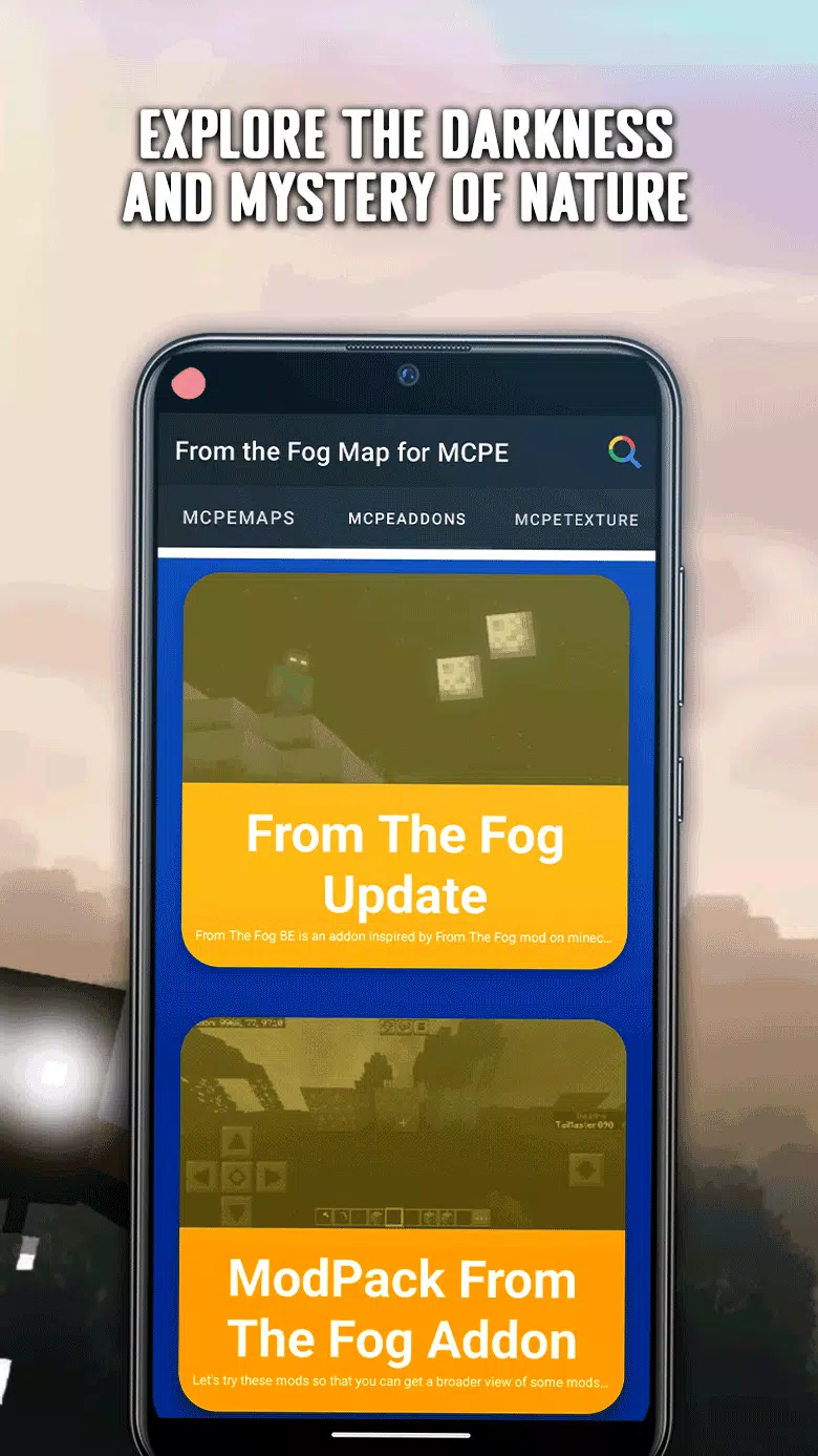 From the Fog Map for MCPE ဖန်သားပြင်ဓာတ်ပုံ 2