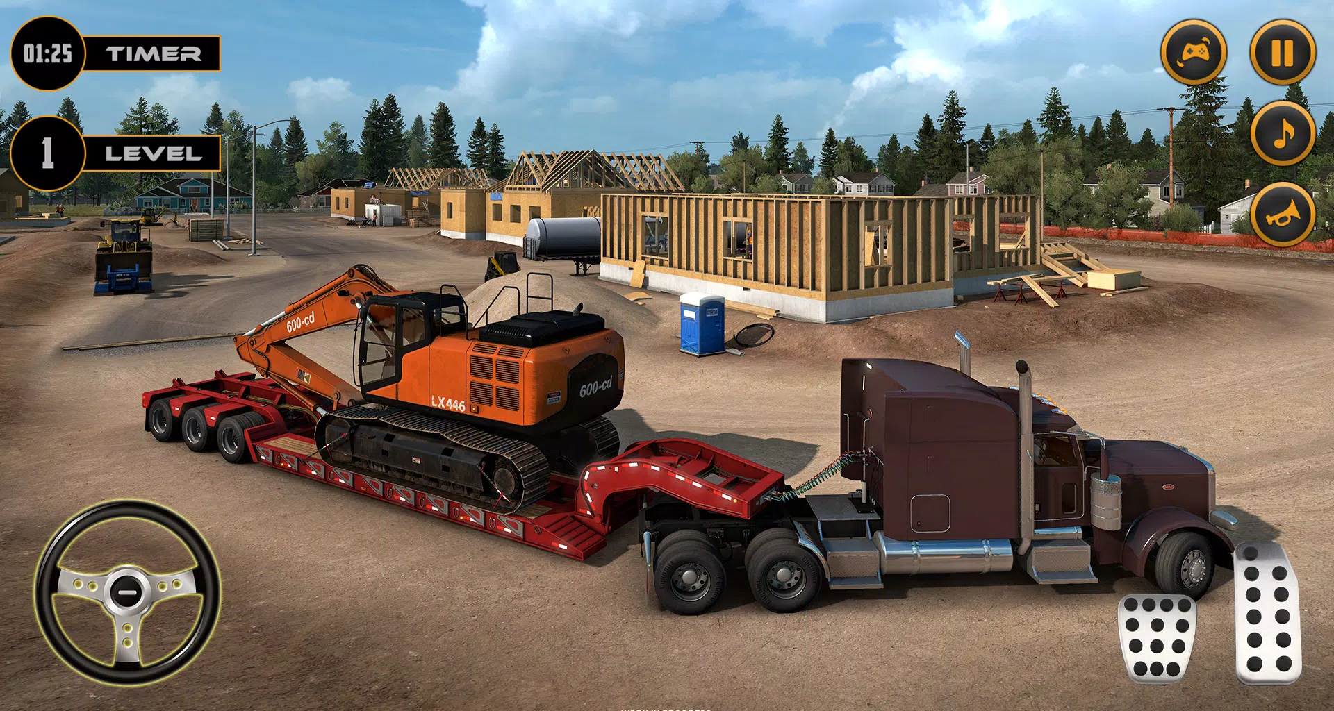 Real Excavator Simulator Games 스크린샷 1