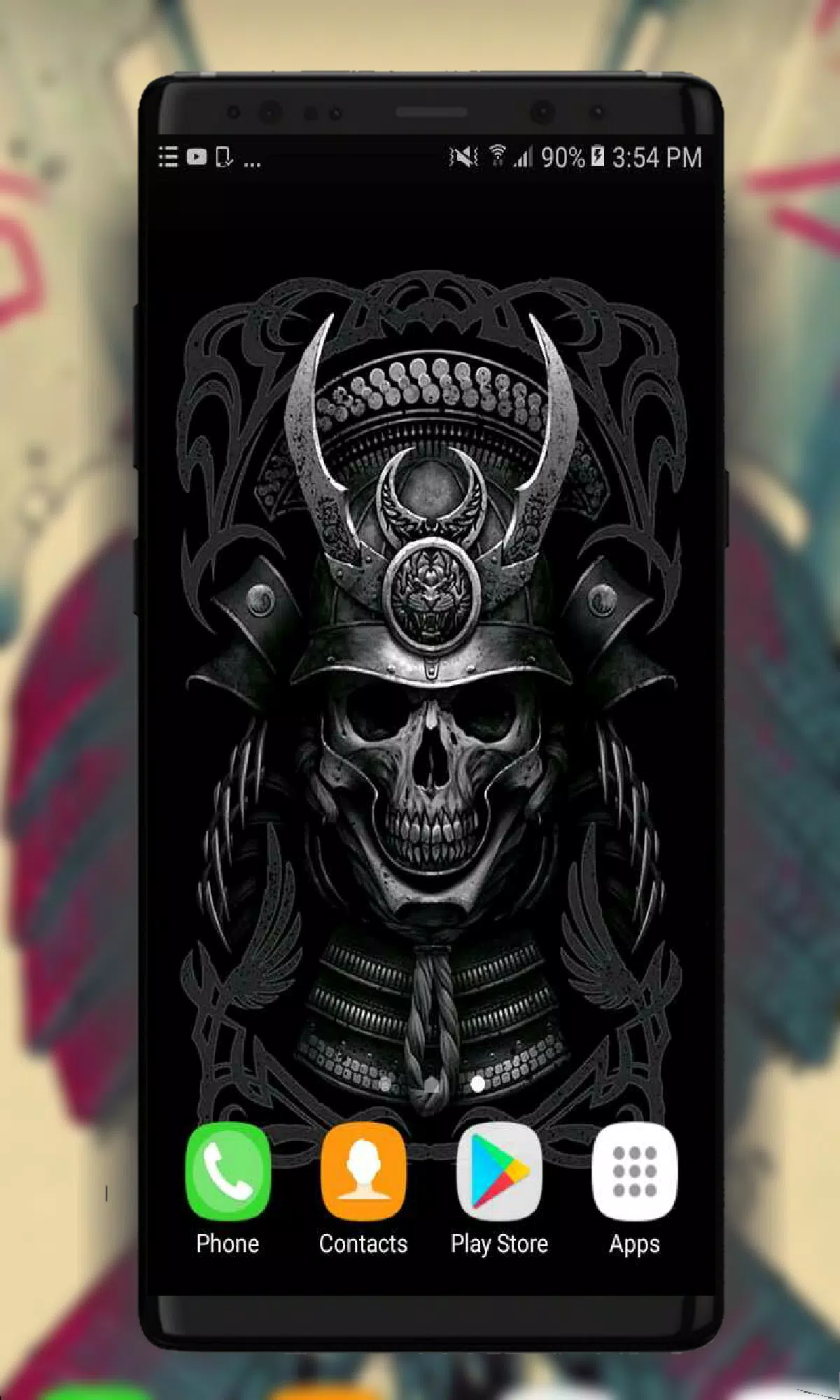 Samurai Art Wallpaper स्क्रीनशॉट 3
