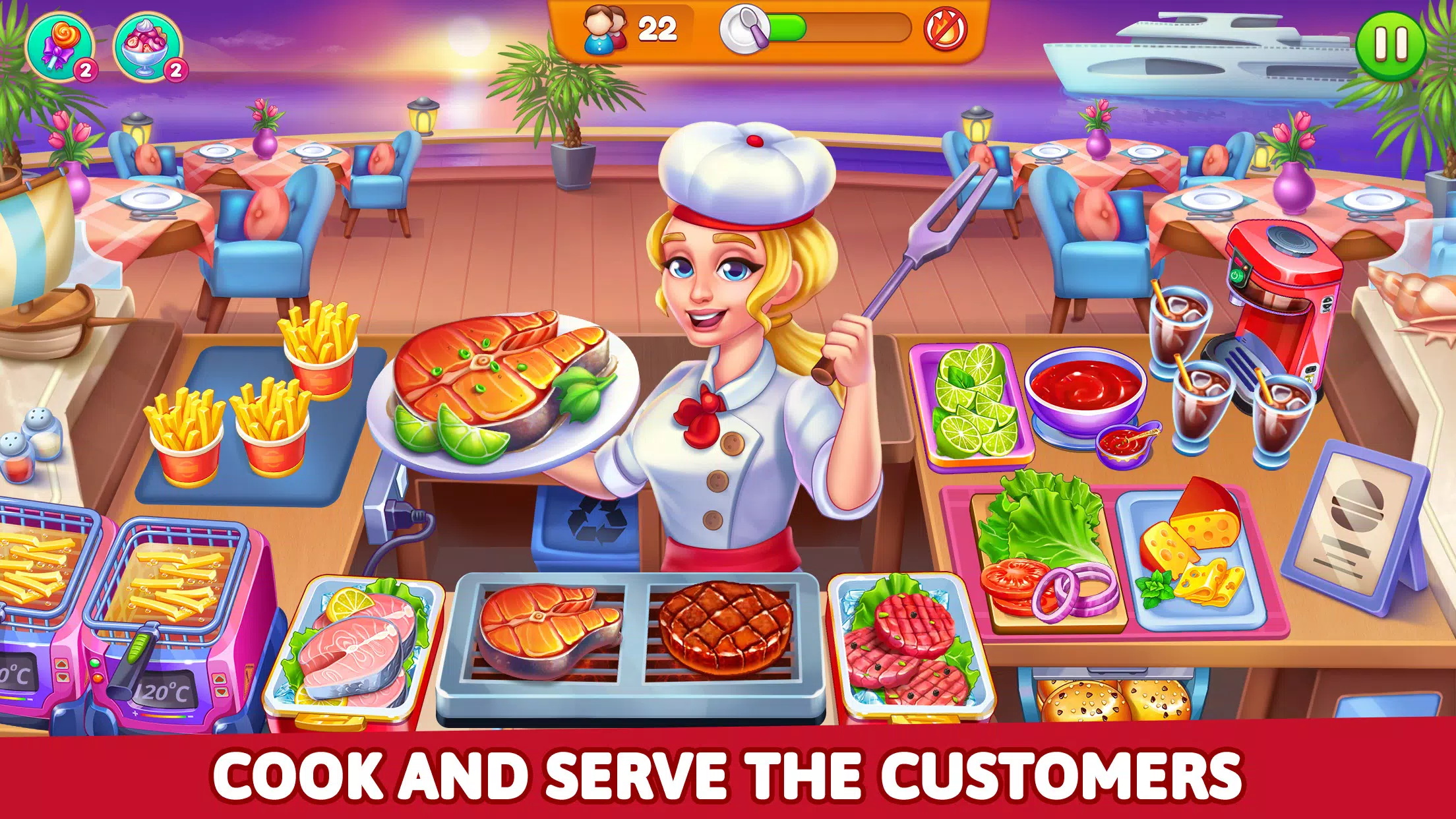 Cooking Restaurant Food Games Tangkapan skrin 2