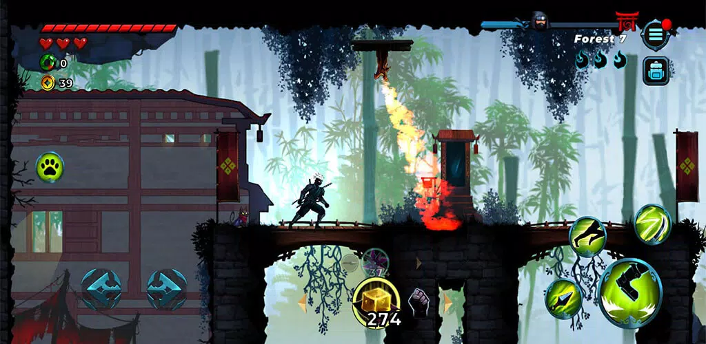 Ninja War: Shadow Adventures Captura de tela 1