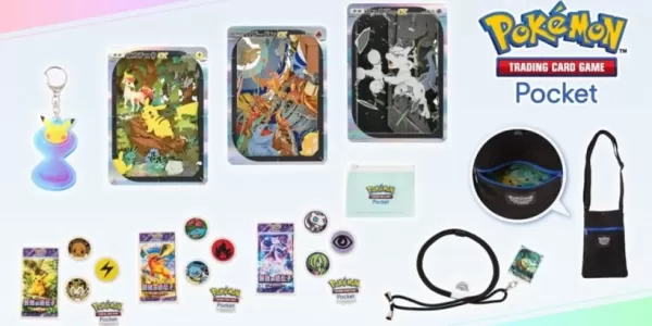 PokémonTCGポケットマーチは、日本でのみ発売されます
