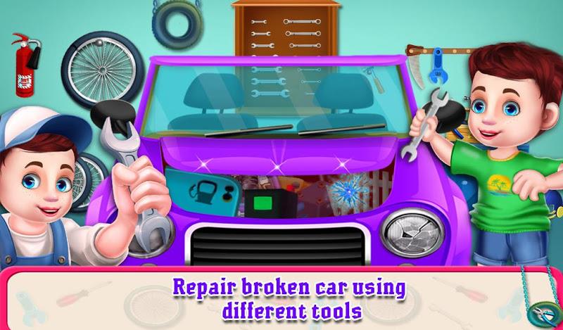 Car Garage Repair Workshop ဖန်သားပြင်ဓာတ်ပုံ 2