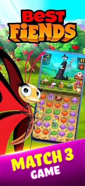 Best Fiends - Match 3 Puzzles Mod Screenshot 0