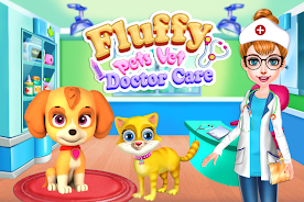 Fluffy Pets Vet Doctor Care Ekran Görüntüsü 2