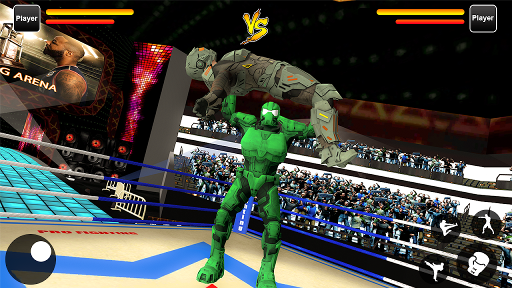 Robot Ring Fighting Real Robot VS Superhero Robot Ảnh chụp màn hình 2