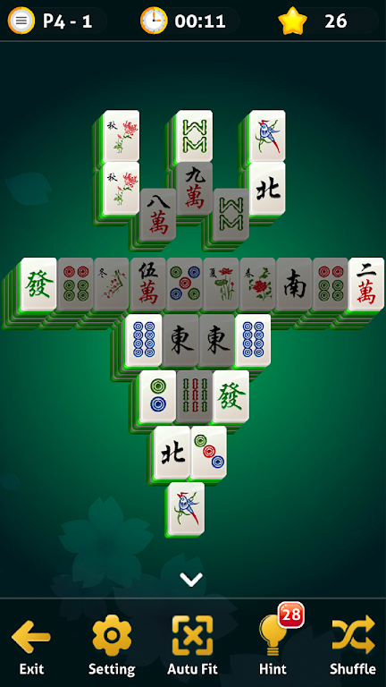 Mahjong Solitaire - Oriental Journey ภาพหน้าจอ 0