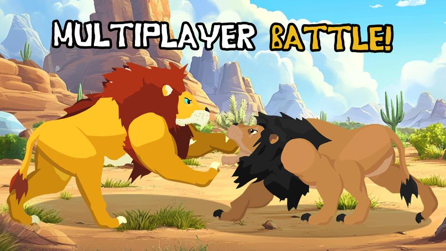 Lion Fights Savannah Animals Скриншот 3