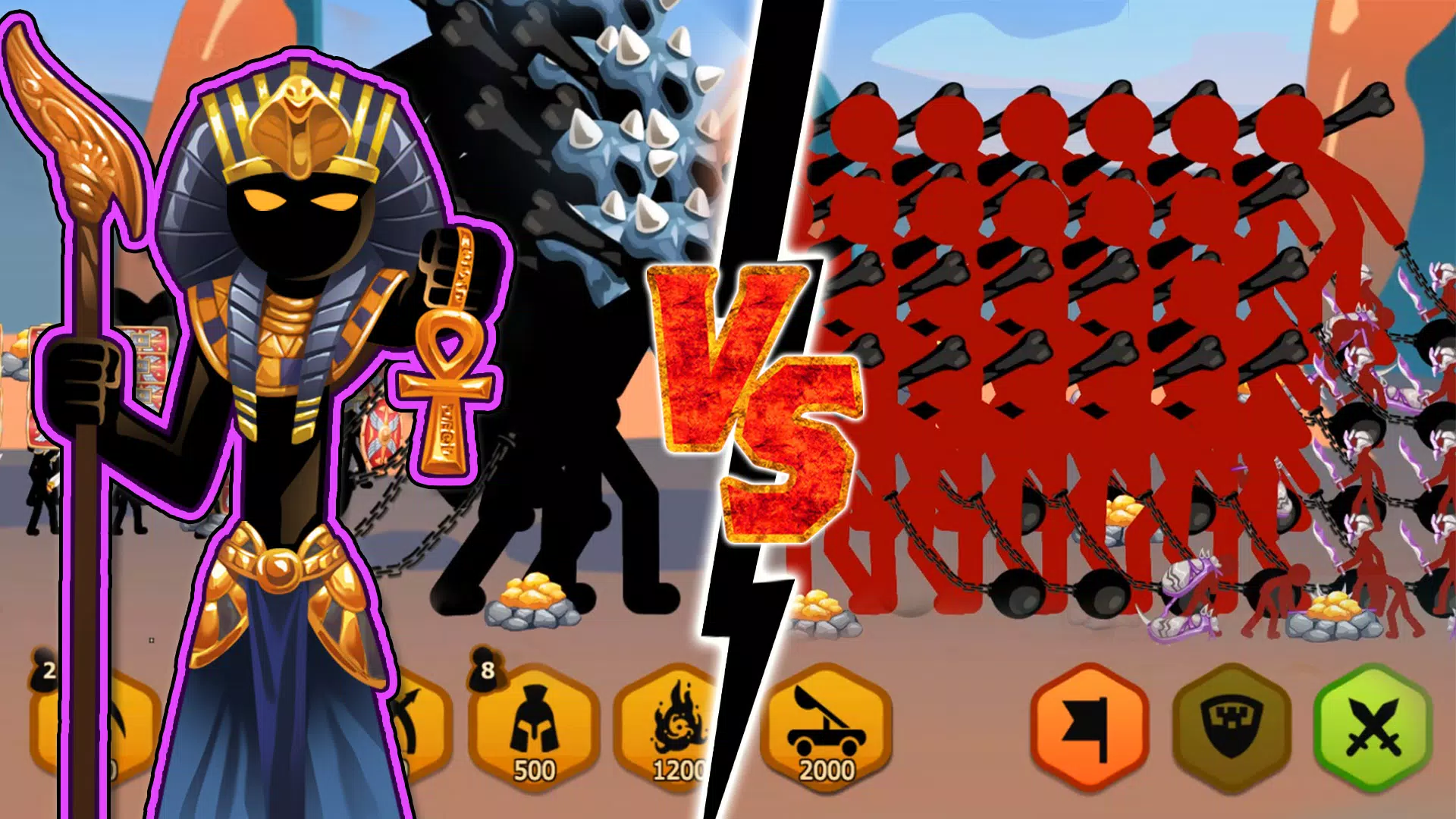 Stickman Battle 2: Empires War Captura de tela 2