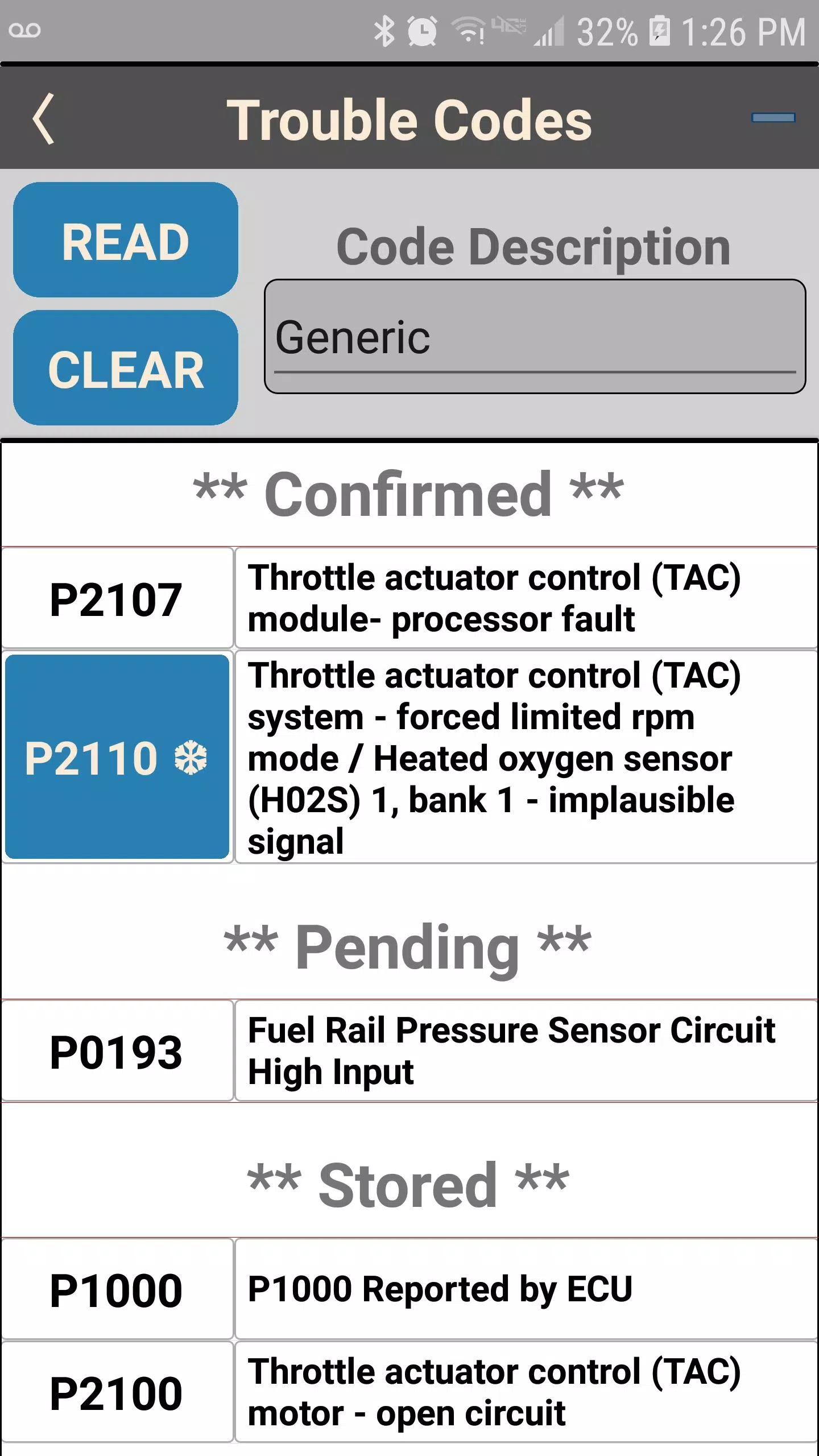 OS OBD2 Interface应用截图第1张