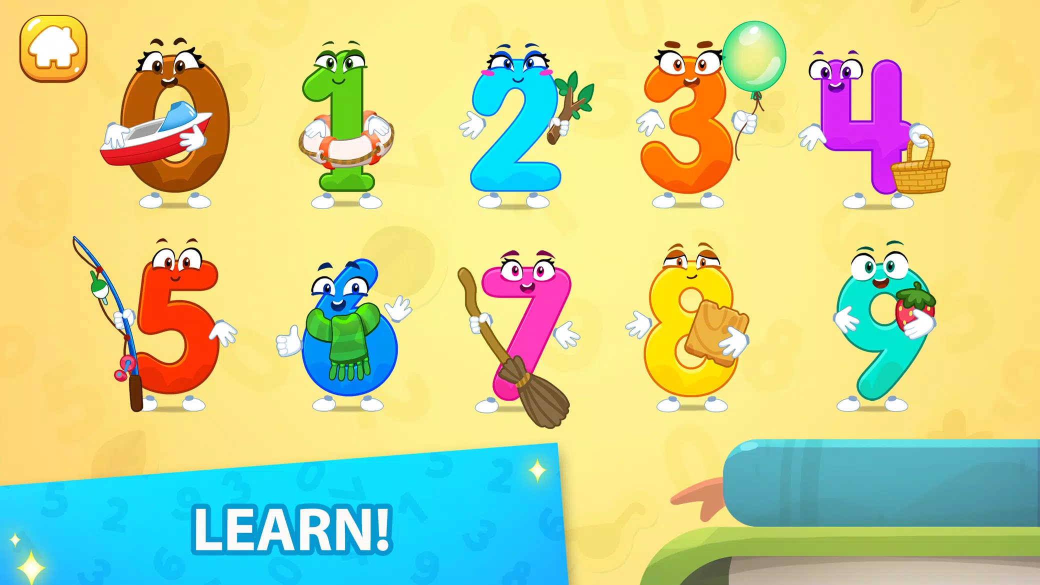 Schermata Numbers for kid Learn to count 1