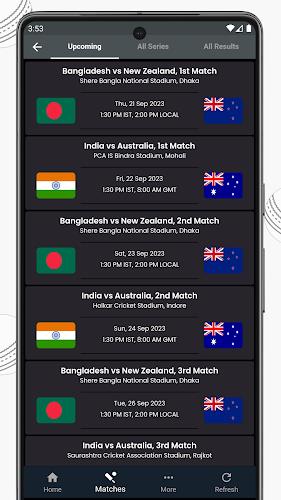 IND vs PAK Live Cricket Score Ảnh chụp màn hình 2