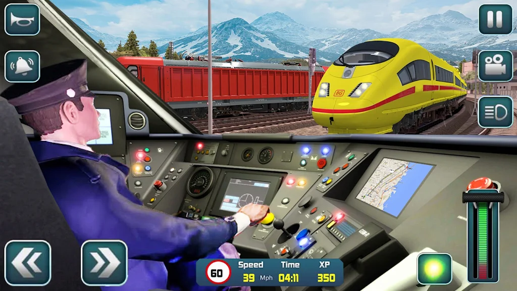 Euro Tren Conductor Tren Juego Captura de pantalla 0