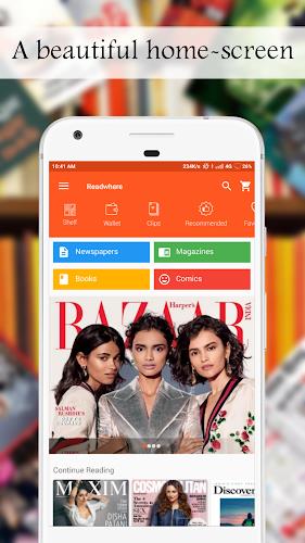 Readwhere - News and Magazines Screenshot 1