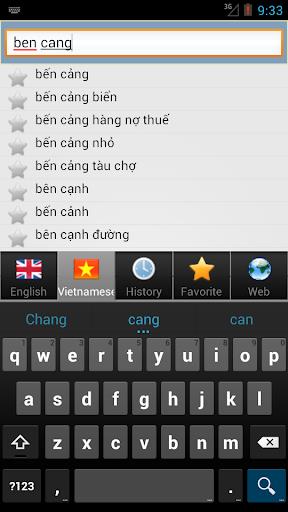 Vietnamese dict Screenshot 1