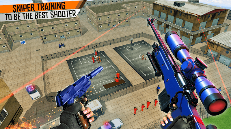Prisoner Sniper Shooting 3D Gun Games 螢幕截圖 2