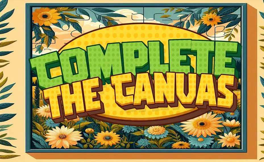 Complete the Canvas Puzzle Schermafbeelding 0