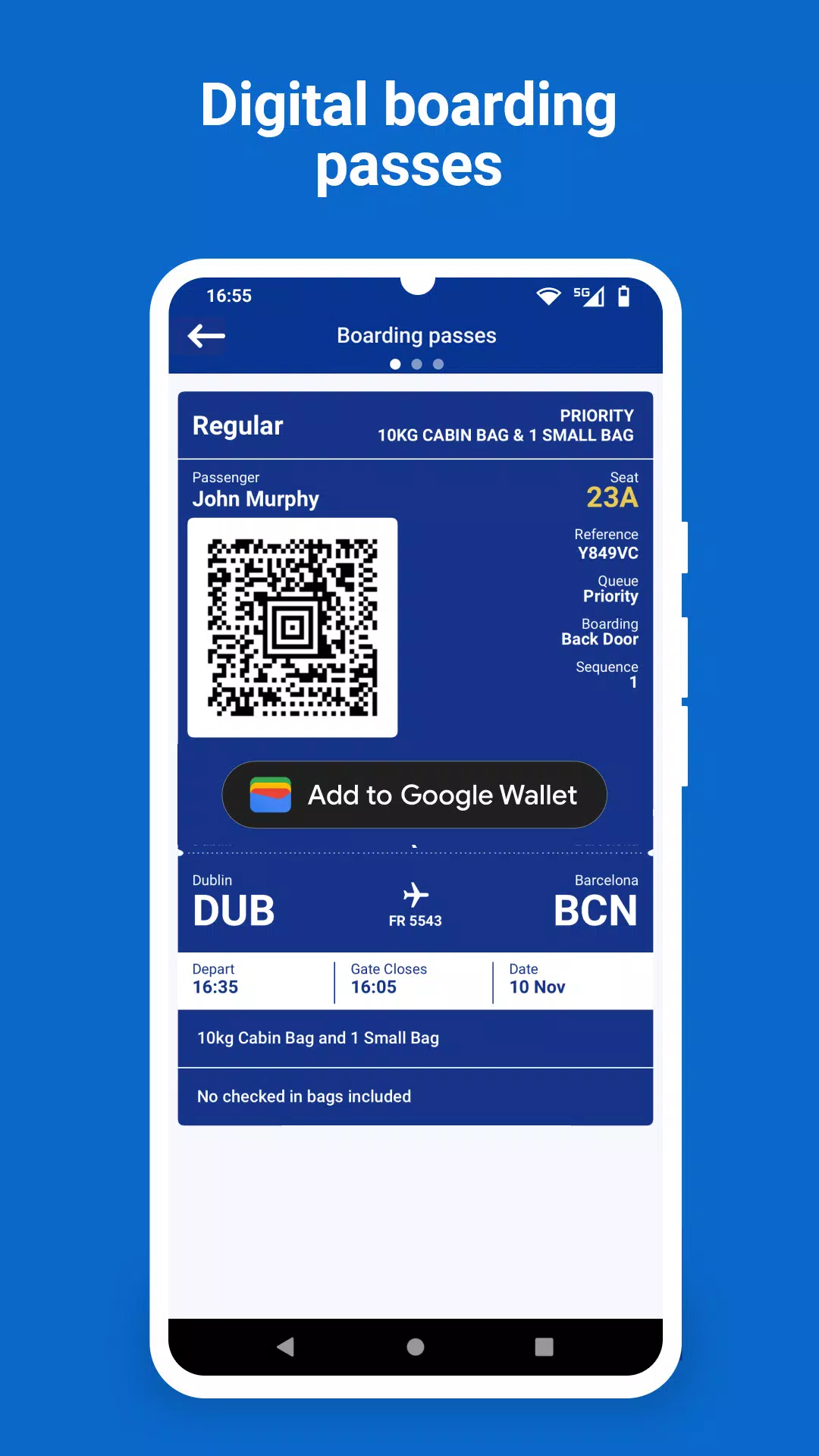 Ryanair 螢幕截圖 2