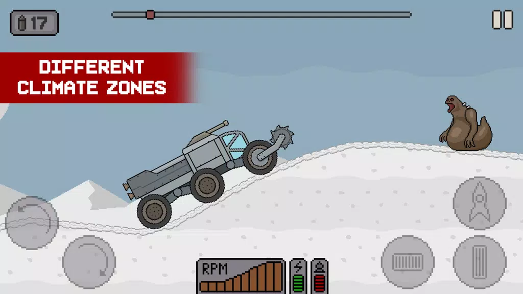 Schermata Death Rover: Space Zombie Race 2
