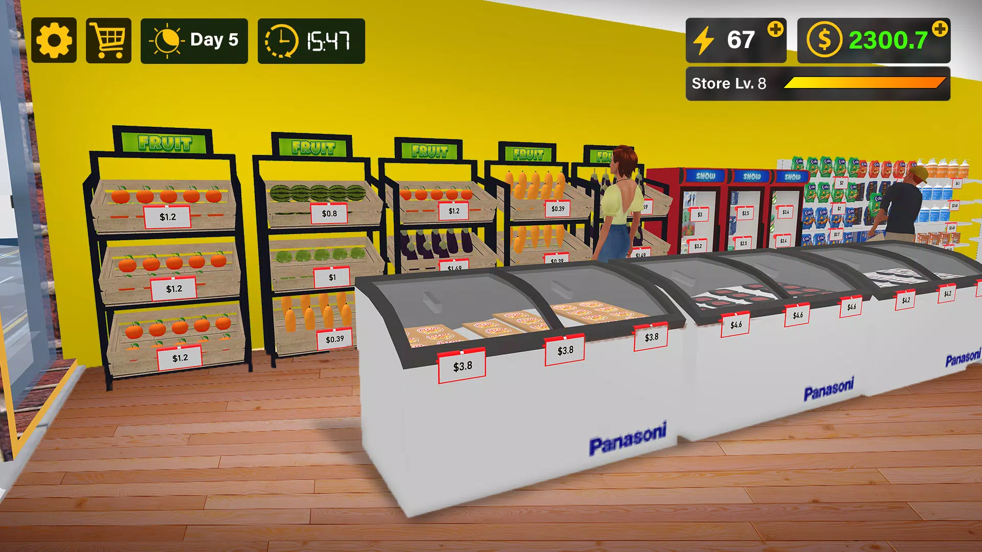 Supermarket 3D Simulation Game Schermafbeelding 1