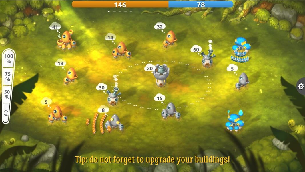 Mushroom Wars 2: RTS Strategy ภาพหน้าจอ 1