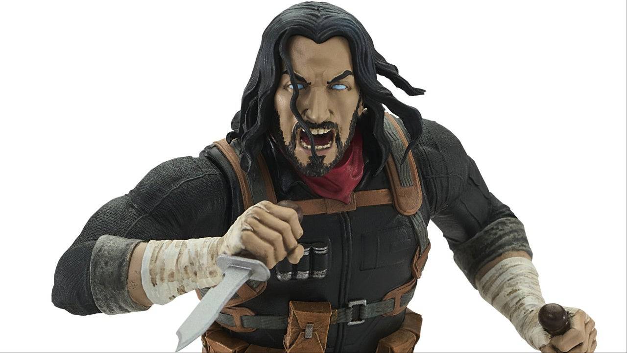 Brzrkr Statue sangriento presentado por Diamond Select Toys