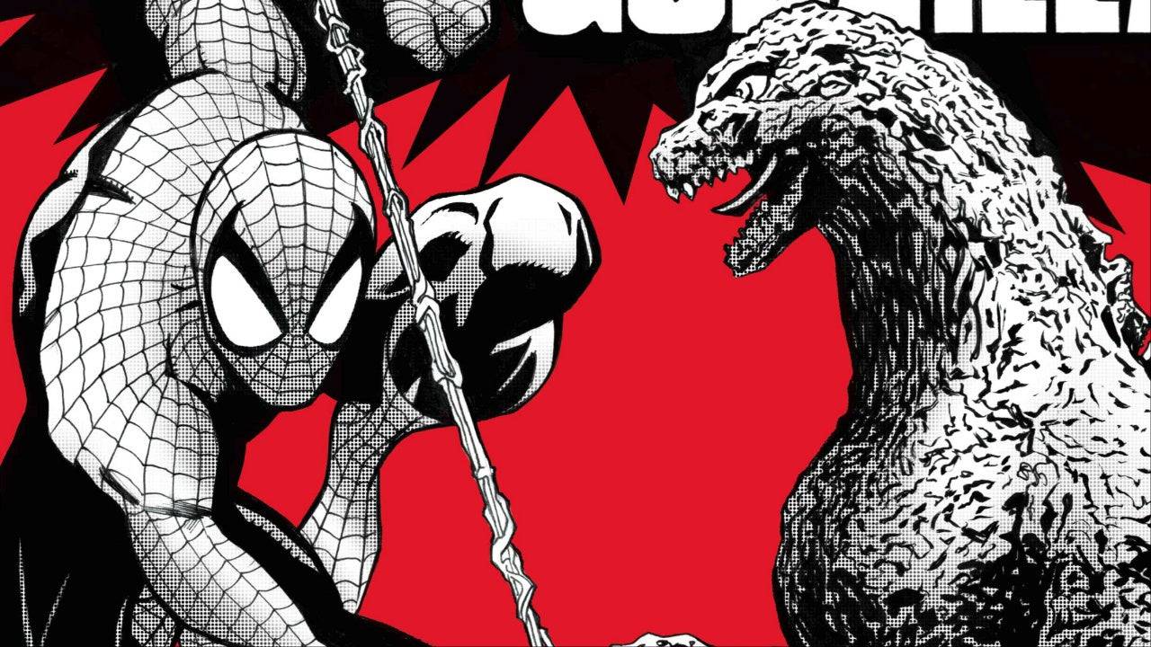 Spider-Man vecht Godzilla in epische confrontatie