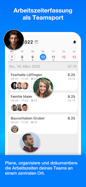 Achim App Arbeitszeiterfassung Screenshot 0