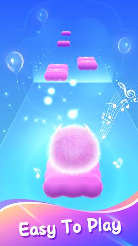 Fluffy Ball: Music Hop Game Screenshot 2