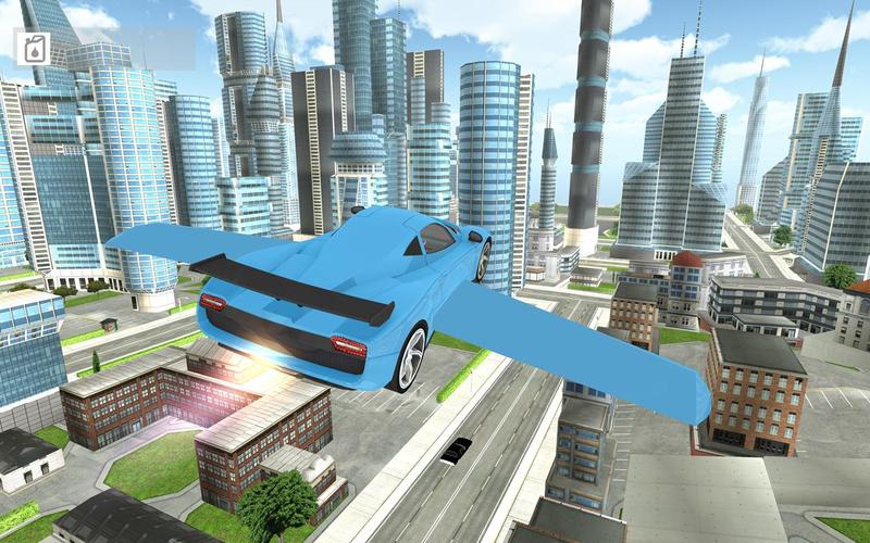 Flying Car Simulator Xtreme 3D Screenshot 0