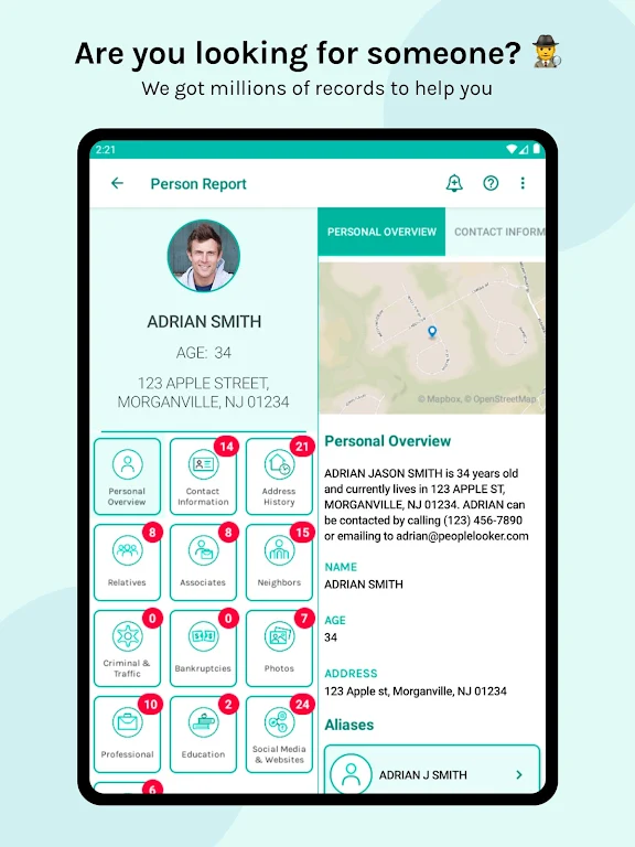 PeopleLooker Background Search Screenshot 3
