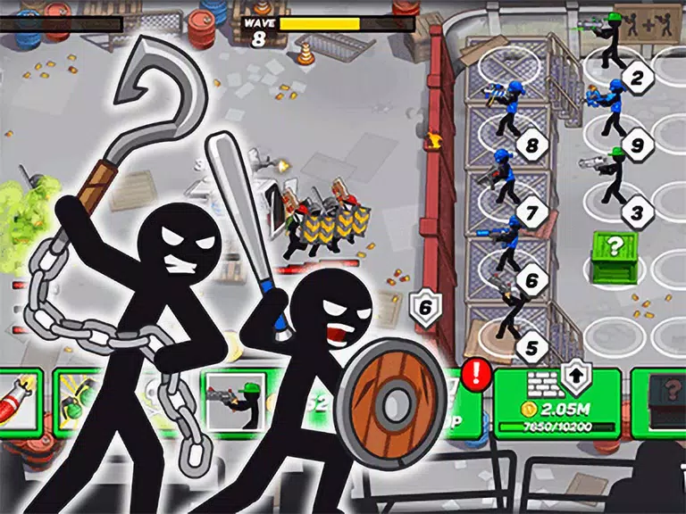 Stickman Defenders: Stick War スクリーンショット 3