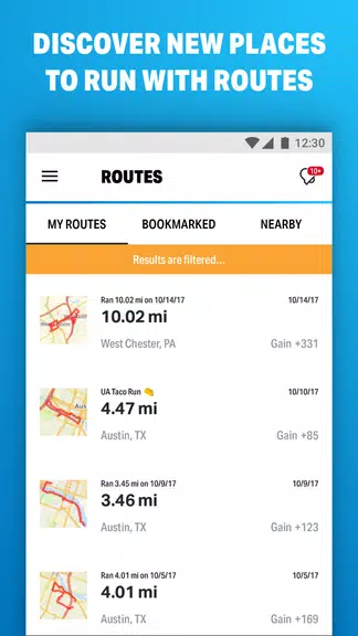 Map My Run powered by Outside Ekran Görüntüsü 2