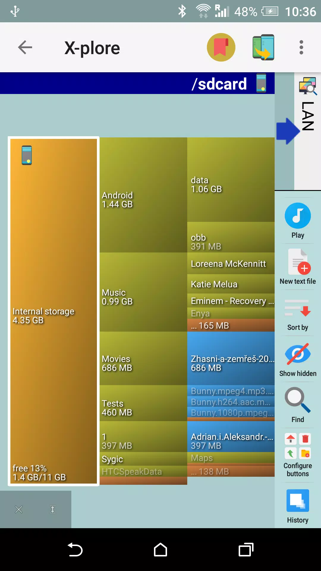 X-plore File Manager Скриншот 3