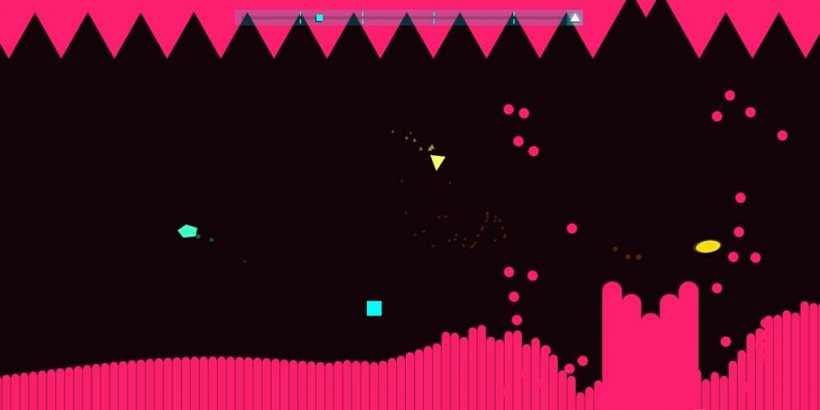 Just Shapes & Beats is a whole lot more than it sounds in this chaotic co-op bullet hell, now on iOS