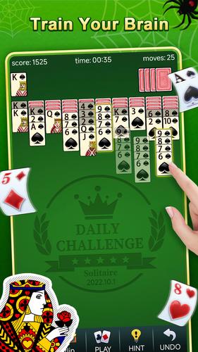 Spider Solitaire Screenshot 1