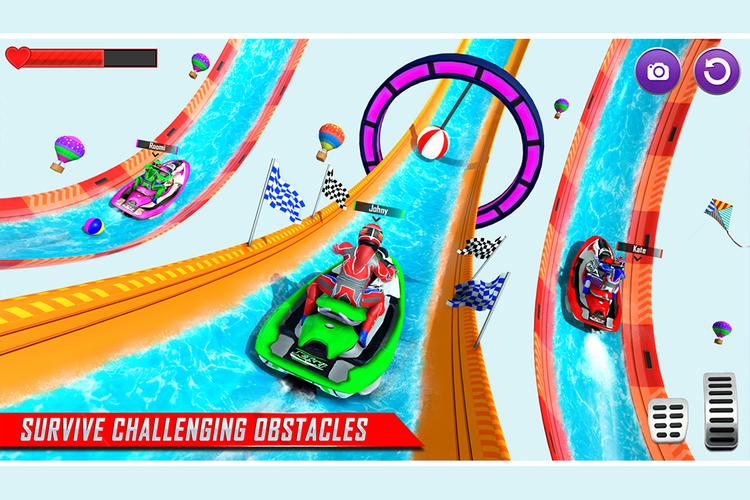Jet Ski Racing Games 3D स्क्रीनशॉट 2