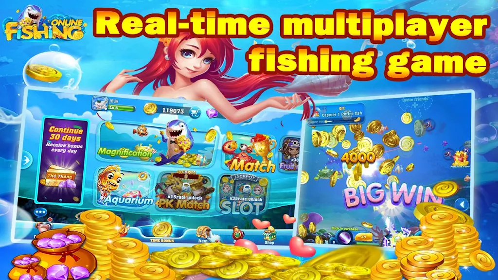 Fishing Online: Classic fish machine, free game Screenshot 1